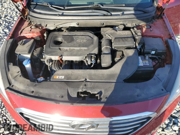 2017 Hyundai Sonata 2.4L with VIN 5NPE24AF7HH541197, listed as a Copart auction lot 48657125 with 124,169 mi miles and Salvage Title. Bid and sale history available at carsss.com. Image 11.