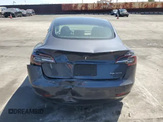 2020 Tesla Model 3 Long Range with VIN 5YJ3E1EB4LF650955, listed as a Copart auction lot 51931255 with 59,046 mi miles and Salvage Title. Bid and sale history available at carsss.com. Image 6.