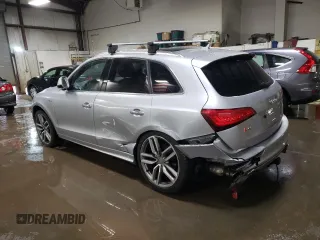 2015 Audi SQ5 Premium Plus with VIN WA1CGAFPXFA147491, listed as a Copart auction lot 48976505 with 124,717 mi miles and Salvage Title. Bid and sale history available at carsss.com. Image 2.
