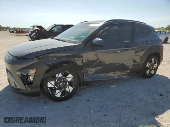 2024 Hyundai Kona SEL with VIN KM8HB3AB9RU101151, listed as a Copart auction lot 49746365 with 6,014 mi miles and Non Repairable. Bid and sale history available at carsss.com. Image 1.