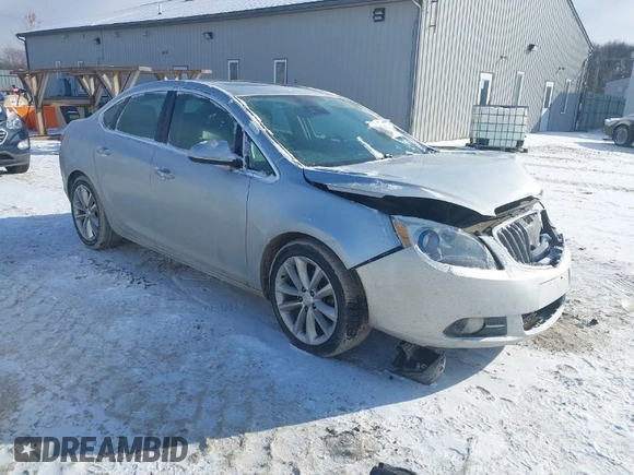 2014 Buick Verano Convenience Group with VIN 1G4PR5SK3E4125764, listed as a IAAI auction lot 41628352 with 168,217 mi miles. Bid and sale history available at carsss.com. Image 1.
