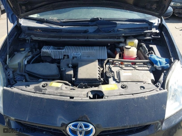 2011 Toyota Prius I with VIN JTDKN3DU7B1430520, listed as a IAAI auction lot 41754199 with 162,606 mi miles. Bid and sale history available at carsss.com. Image 9.