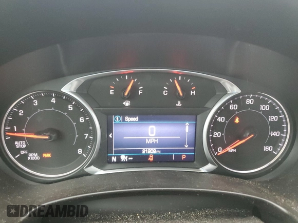 2022 GMC Terrain SLE with VIN 3GKALMEV0NL170221, listed as a Copart auction lot 49113685 with 21,209 mi miles and Salvage Title. Bid and sale history available at carsss.com. Image 9.