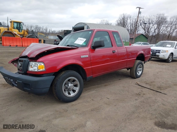 2007 Ford Ranger STX with VIN 1FTYR44E07PA83324, listed as a IAAI auction lot 41704816 with 40,249 mi miles. Bid and sale history available at carsss.com. Image 2.