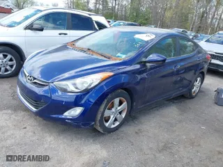 2013 Hyundai Elantra GLS with VIN 5NPDH4AE0DH436206, listed as a IAAI auction lot 42048374 with 134,732 mi miles. Bid and sale history available at carsss.com. Image 2.