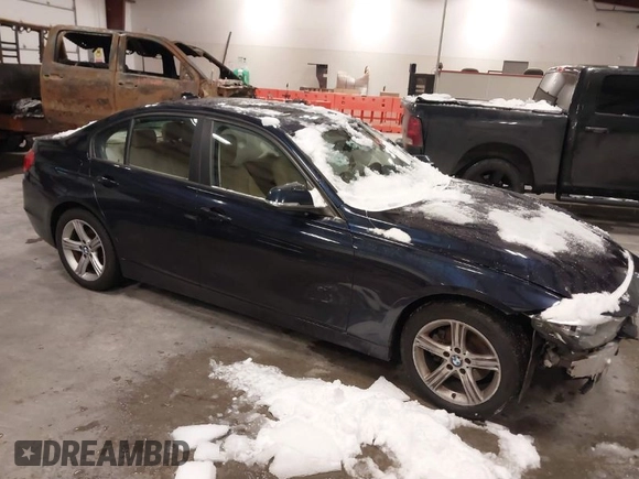 2013 BMW 3 Series 328i xDrive with VIN WBA3B5G51DNS02230, listed as a IAAI auction lot 41237054 with 89,704 mi miles. Bid and sale history available at carsss.com. Image 1.