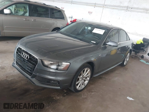2014 Audi A4 Premium Plus z VIN WAUFFAFL5EN031364, wystawiony jako IAAI lot #42538371 z przebiegiem Nie podano mil oraz . Historia ofert i sprzedaży dostępna na DreamBid. Obrazek 2.