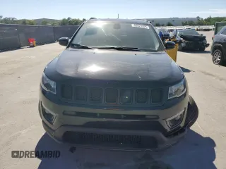 2020 Jeep Compass Latitude with VIN 3C4NJCBB1LT236568, listed as a Copart auction lot 53021825 with 65,114 mi miles and Salvage Title. Bid and sale history available at carsss.com. Image 5.