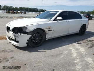 2013 BMW 7 Series 740Li with VIN WBAYE4C54DD137652, listed as a Copart auction lot 69580694 with 168,077 mi miles and Salvage Title. Bid and sale history available at carsss.com. Image 1.
