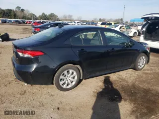 2022 Toyota Corolla LE with VIN JTDEPMAE2NJ207171, listed as a Copart auction lot 43057695 with 66,581 mi miles and Salvage Title. Bid and sale history available at carsss.com. Image 3.