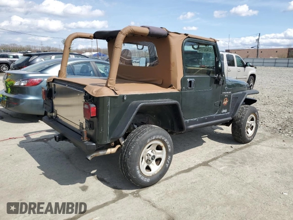 1998 Jeep Wrangler Sahara с VIN 1J4FY49S3WP724645, выставлен на аукционе Copart как лот 51450105 с пробегом 187 932 миль миль и Чистый • Clean title. История ставок и продаж доступна на DreamBid. Изображение 3.