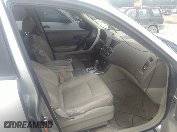 2005 Infiniti FX z VIN JNRAS08W05X203234, wystawiony jako IAAI lot #42375603 z przebiegiem Nie podano mil oraz . Historia ofert i sprzedaży dostępna na DreamBid. Obrazek 5.