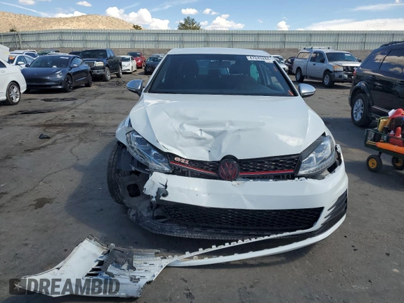 2015 Volkswagen Golf GTI S w/Performance Pkg with VIN 3VWT47AUXFM057367, listed as a Copart auction lot 47243284 with 57,496 mi miles. Bid and sale history available at carsss.com. Image 5.