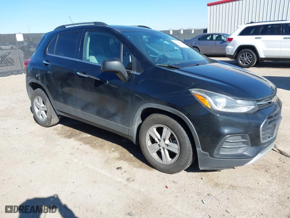 2018 Chevrolet Trax LT with VIN 3GNCJLSB8JL358436, listed as a IAAI auction lot 41398319 with 93,987 mi miles. Bid and sale history available at carsss.com. Image 1.