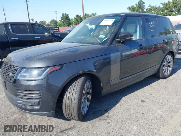 2018 Land Rover Range Rover Autobiography z VIN SALGV2RE1JA513465, wystawiony jako IAAI lot #42352110 z przebiegiem 56 168 mil mil oraz . Historia ofert i sprzedaży dostępna na DreamBid. Obrazek 2.