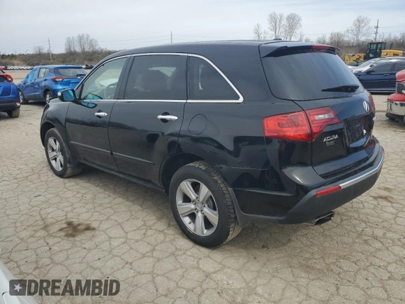 2010 Acura MDX with VIN 2HNYD2H20AH525401, listed as a Copart auction lot 46306295 with 196,796 mi miles and Salvage Title. Bid and sale history available at carsss.com. Image 2.