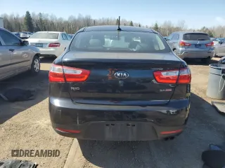 2015 Kia Rio EX with VIN KNADN4A33F6501650, listed as a Copart auction lot 49831145 with 210,007 mi miles and Salvage Title. Bid and sale history available at carsss.com. Image 6.