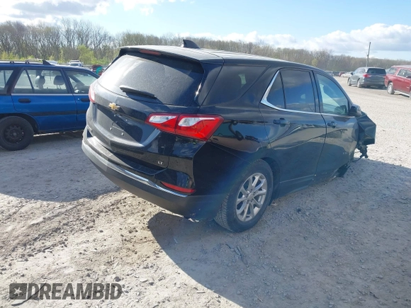 2020 Chevrolet Equinox LT with VIN 2GNAXKEV6L6197615, listed as a IAAI auction lot 42033417 with 100,449 mi miles and . Bid and sale history available at carsss.com. Image 4.
