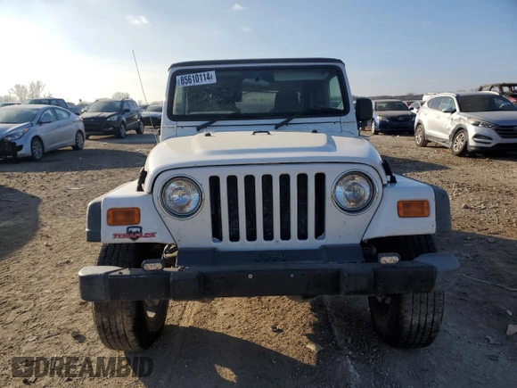 2004 Jeep Wrangler Sport Right Hand Drive with VIN 1J4F449S54P775671, listed as a Copart auction lot 85610114 with 199,074 mi miles and Salvage Title. Bid and sale history available at carsss.com. Image 5.