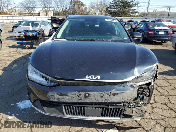 2022 Kia EV6 Light with VIN KNDC34LB5N5044837, listed as a Copart auction lot 45802735 with 48,681 mi miles and Salvage Title. Bid and sale history available at carsss.com. Image 5.