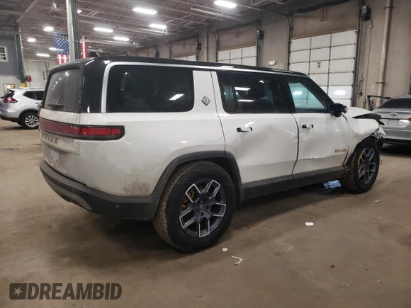 2023 Rivian R1S Adventure with VIN 7PDSGABA8PN014637, listed as a Copart auction lot 46277855 with 20,343 mi miles and Salvage Title. Bid and sale history available at DreamBid. Image 3.