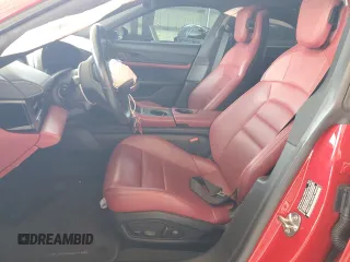 2022 Porsche Taycan with VIN WP0AA2Y15NSA10998, listed as a Copart auction lot 57882945 with Not provided miles and Salvage title. Bid and sale history available at DreamBid. Image 7.