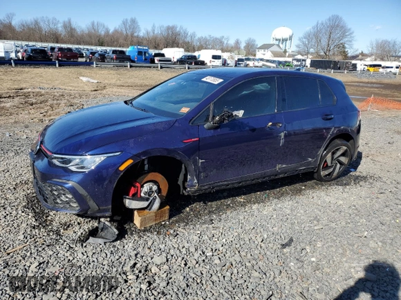 2022 Volkswagen GTI with VIN WVWH87CD9NW205792, listed as a Copart auction lot 48170955 with 51,430 mi miles and Salvage title. Bid and sale history available at DreamBid. Image 1.