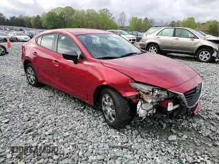 2015 Mazda 3 i SV with VIN JM1BM1T76F1232259, listed as a Copart auction lot 52756435 with 106,336 mi miles and Salvage Title. Bid and sale history available at DreamBid. Image 11.