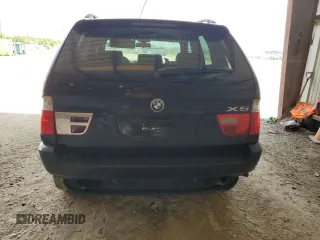 2004 BMW X5 3.0i with VIN 5UXFA13564LU24953, listed as a Copart auction lot 64991284 with 166,859 mi miles and Salvage Title. Bid and sale history available at carsss.com. Image 6.