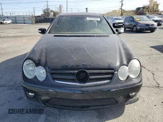 2009 Mercedes-Benz CLK 550 with VIN WDBTJ72H69F266105, listed as a Copart auction lot 79723224 with 114,840 mi miles and Salvage Title. Bid and sale history available at DreamBid. Image 5.