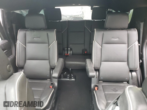 2021 Cadillac Escalade Premium Luxury with VIN 1GYS4BKL8MR446084, listed as a Copart auction lot 58173625 with 120,422 mi miles and Salvage title. Bid and sale history available at DreamBid. Image 9.
