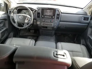 2021 Nissan Titan SV with VIN 1N6AA1EEXMN520417, listed as a Copart auction lot 46589185 with 85,530 mi miles and Salvage Title. Bid and sale history available at DreamBid. Image 8.