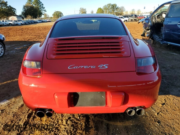 2008 Porsche 911 Carrera S with VIN WP0AB29998S731098, listed as a Copart auction lot 80734494 with 52,742 mi miles and Salvage Title. Bid and sale history available at DreamBid. Image 6.