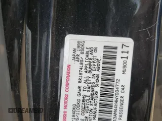 1998 Mitsubishi 3000GT z VIN JA3AM44H4WY004772, wystawiony jako Copart lot #44151245 z przebiegiem 51 090 mil mil oraz Szkoda całkowita • Salvage title. Historia ofert i sprzedaży dostępna na DreamBid. Obrazek 12.