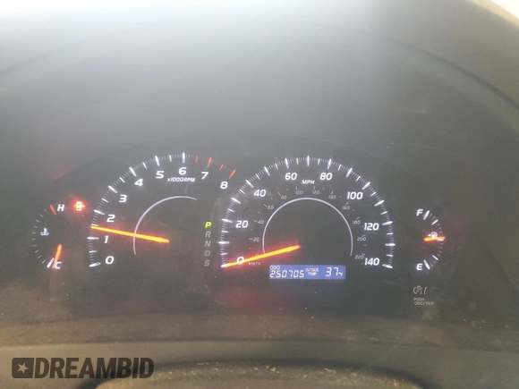 2011 Toyota Camry LE with VIN 4T4BF3EK4BR124868, listed as a Copart auction lot 51770855 with 250,705 mi miles and Non Repairable. Bid and sale history available at DreamBid. Image 9.