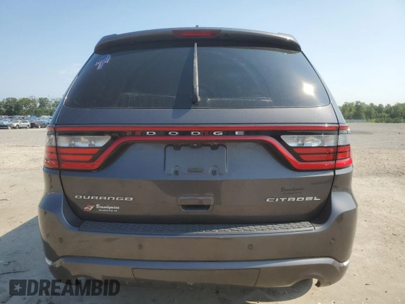 2018 Dodge Durango Citadel with VIN 1C4RDJEG7JC213633, listed as a Copart auction lot 63925525 with Not provided miles and Salvage title. Bid and sale history available at DreamBid. Image 6.