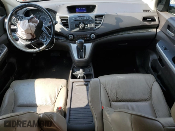 2013 Honda CR-V EX-L with VIN 5J6RM4H77DL041924, listed as a Copart auction lot 63707845 with 134,328 mi miles and Salvage title. Bid and sale history available at DreamBid. Image 8.