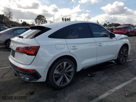 2023 Audi SQ5 Sportback Prestige with VIN WA134AFY4P2146480, listed as a Copart auction lot 45367375 with NaN miles and Salvage Title. Bid and sale history available at carsss.com. Image 3.