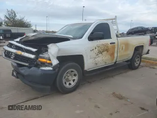 2017 Chevrolet Silverado 1500 LS with VIN 1GCNCNEC6HZ273934, listed as a Copart auction lot 79207114 with 0 mi miles and Salvage Title. Bid and sale history available at carsss.com. Image 1.