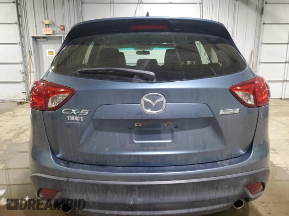 2016 Mazda CX-5 Sport with VIN JM3KE4BY2G0753678, listed as a Copart auction lot 43381635 with 90,791 mi miles and Salvage Title. Bid and sale history available at carsss.com. Image 6.