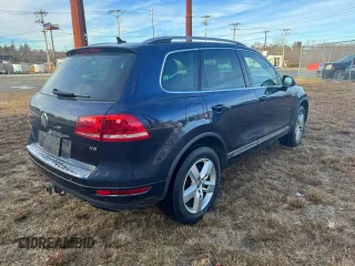 2012 Volkswagen Touareg Exec with VIN WVGEF9BP9CD006682, listed as a Copart auction lot 87463854 with 51,250 mi miles and Clean Title. Bid and sale history available at DreamBid. Image 4.