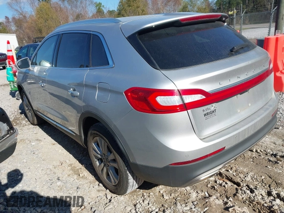 2017 Lincoln MKX Premiere with VIN 2LMPJ6JR3HBL14683, listed as a IAAI auction lot 41143809 with 90,590 mi miles. Bid and sale history available at carsss.com. Image 3.
