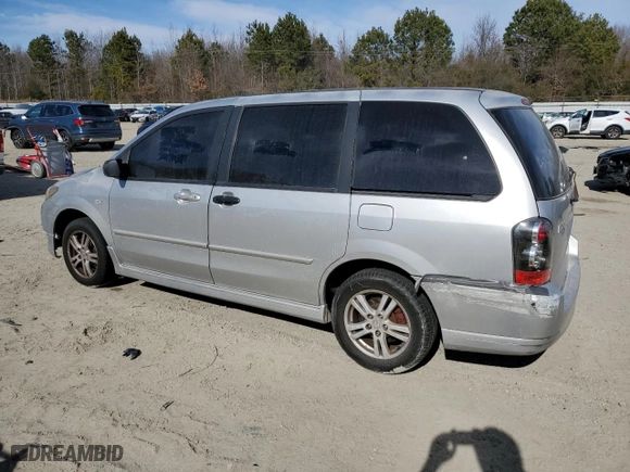 2004 Mazda MPV LX with VIN JM3LW28AX40523401, listed as a Copart auction lot 41794965 with 217,977 mi miles and Salvage Title. Bid and sale history available at carsss.com. Image 2.