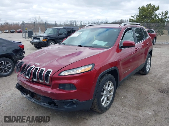 2015 Jeep Cherokee North with VIN 1C4PJMCS9FW674475, listed as a IAAI auction lot 41971771 with 186,376 mi miles. Bid and sale history available at carsss.com. Image 17.