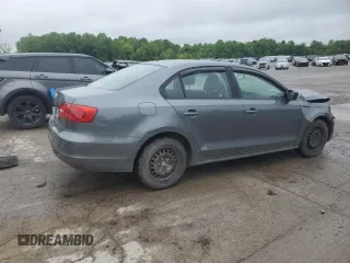 2013 Volkswagen Jetta S with VIN 3VW2K7AJ4DM318853, listed as a Copart auction lot 57597955 with 165,023 mi miles and Salvage title. Bid and sale history available at DreamBid. Image 3.