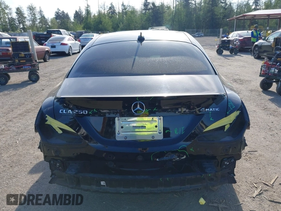 2019 Mercedes-Benz CLA 250 with VIN WDDSJ4GB9KN721403, listed as a IAAI auction lot 42233493 with 61,890 mi miles and . Bid and sale history available at DreamBid. Image 6.