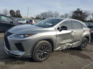 2022 Lexus RX with VIN 2T2SZMDA9NC351331, listed as a Copart auction lot 80634194 with 46,365 mi miles and Salvage Title. Bid and sale history available at carsss.com. Image 1.