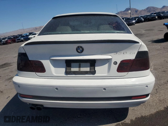 2004 BMW 3 Series 330Ci with VIN WBABD534X4PL10031, listed as a Copart auction lot 54153485 with 181,653 mi miles and Salvage title. Bid and sale history available at DreamBid. Image 6.