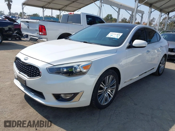 2016 Kia Cadenza Premium with VIN KNALN4D75G5218796, listed as a IAAI auction lot 42151269 with 123,332 mi miles. Bid and sale history available at carsss.com. Image 17.