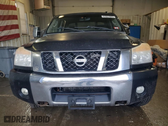 2011 Nissan Titan SL with VIN 1N6AA0ECXBN305433, listed as a Copart auction lot 47837825 with 344,919 mi miles and Salvage Title. Bid and sale history available at carsss.com. Image 5.